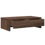 Monitor stand with brown oak wood drawers 50x27x15 cm by , Computer bases and risers - Ref: Foro24-854667, Price: 30,32 €, Di...