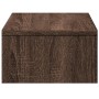 Monitor stand with brown oak wood drawers 50x27x15 cm by , Computer bases and risers - Ref: Foro24-854667, Price: 30,32 €, Di...