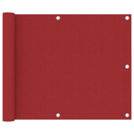 Toldo para balcón tela oxford rojo 75x500 cm de vidaXL, Sombrillas - Ref: Foro24-135034, Precio: 21,59 €, Descuento: %