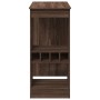 Mesa alta con estantes madera marrón roble 90x47,5x103,5 cm de , Mesas de cocina y de comedor - Ref: Foro24-854343, Precio: 7...