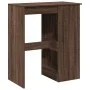 Hohes Tisch mit Regalen aus braunem Eichenholz 90x47,5x103,5 cm. von , Küchen- und Esstische - Ref: Foro24-854343, Preis: 72,...