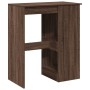 Mesa alta con estantes madera marrón roble 90x47,5x103,5 cm de , Mesas de cocina y de comedor - Ref: Foro24-854343, Precio: 7...