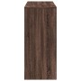 Tall table with oak brown shelf 124x46x103.5 cm by , Kitchen and dining tables - Ref: Foro24-854397, Price: 88,52 €, Discount: %
