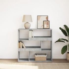 Regal / Raumteiler in Betongrau 100x33x94,5 cm von , Bücherregale und Regale - Ref: Foro24-854439, Preis: 67,31 €, Rabatt: %