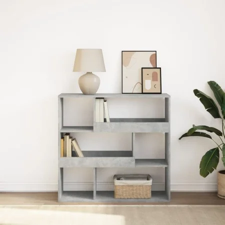 Estantería/divisor de espacios gris hormigón 100x33x94,5 cm de , Librerías y estanterías - Ref: Foro24-854439, Precio: 66,50 ...