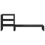 Monitorständer Schreibtischorganizer aus schwarzem Ingenieurholz von , Computersockel und -erhöhungen - Ref: Foro24-854734, P...