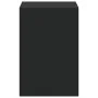 Monitorständer Schreibtischorganizer aus schwarzem Ingenieurholz von , Computersockel und -erhöhungen - Ref: Foro24-854734, P...