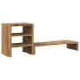 Monitor stand with wooden artisan desktop organizer by , Computer bases and risers - Ref: Foro24-854741, Price: 25,52 €, Disc...