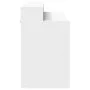 Engineered wood white desk with LED light 120x55x91 cm by , Desks - Ref: Foro24-3309411, Price: 194,37 €, Discount: %