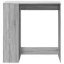 Tall bar table with Sonoma gray shelves 101x40x103.5 cm by , Kitchen and dining tables - Ref: Foro24-854369, Price: 73,87 €, ...