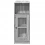 Tall bar table with Sonoma gray shelves 101x40x103.5 cm by , Kitchen and dining tables - Ref: Foro24-854369, Price: 73,87 €, ...