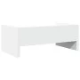 Support for white 42x24x16 cm engineered wood screen by , Computer bases and risers - Ref: Foro24-854715, Price: 18,43 €, Dis...