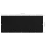 Toldo para balcón tela oxford negro 120x300 cm de vidaXL, Sombrillas - Ref: Foro24-135064, Precio: 18,62 €, Descuento: %