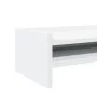 Support for white 42x24x16 cm engineered wood screen by , Computer bases and risers - Ref: Foro24-854715, Price: 18,43 €, Dis...