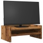 Aged wood engineering screen stand 42x24x16 cm by , Computer bases and risers - Ref: Foro24-854722, Price: 22,43 €, Discount: %