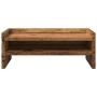 Aged wood engineering screen stand 42x24x16 cm by , Computer bases and risers - Ref: Foro24-854722, Price: 22,43 €, Discount: %