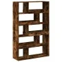 Engineered wood smoked oak bookshelf 100x33x156.5 cm by , Bookcases and shelves - Ref: Foro24-3309343, Price: 112,95 €, Disco...