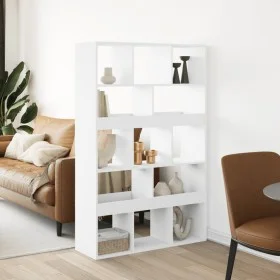 Engineered wood white room divider 100x33x156.5 cm by , Bookcases and shelves - Ref: Foro24-3309528, Price: 117,44 €, Discoun...