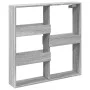 Engineered wood Sonoma gray wall cabinet 80x15x80 cm by , Shelves and shelves - Ref: Foro24-854549, Price: 37,35 €, Discount: %