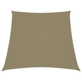 Beige oxford fabric trapezoidal sail awning 3/5x4 m by vidaXL, Umbrellas - Ref: Foro24-135188, Price: 63,61 €, Discount: %