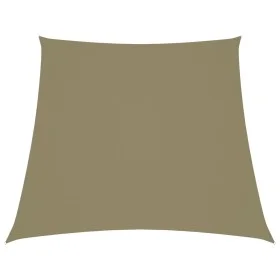 Beige oxford fabric trapezoidal sail awning 3/5x4 m by vidaXL, Umbrellas - Ref: Foro24-135188, Price: 41,16 €, Discount: %