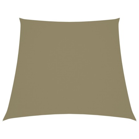 Beige oxford fabric trapezoidal sail awning 3/5x4 m by vidaXL, Umbrellas - Ref: Foro24-135188, Price: 63,61 €, Discount: %