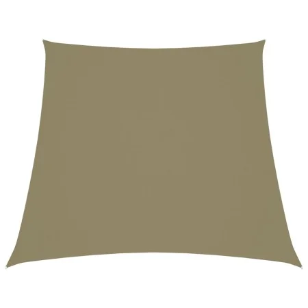 Beige oxford fabric trapezoidal sail awning 3/5x4 m by vidaXL, Umbrellas - Ref: Foro24-135188, Price: 42,31 €, Discount: %