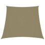 Beige oxford fabric trapezoidal sail awning 3/5x4 m by vidaXL, Umbrellas - Ref: Foro24-135188, Price: 63,61 €, Discount: %