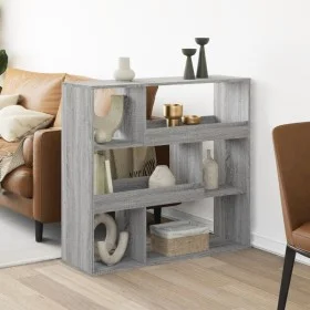 Engineered wood Sonoma gray bookshelf 100x33x94.5 cm by , Bookcases and shelves - Ref: Foro24-3309479, Price: 70,17 €, Discou...