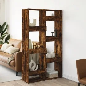 Rauchiger Eichenholz-Raumteiler 100x33x175 cm von , Bücherregale und Regale - Ref: Foro24-3309577, Preis: 104,36 €, Rabatt: %