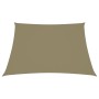 Beige oxford fabric trapezoidal sail awning 3/5x4 m by vidaXL, Umbrellas - Ref: Foro24-135188, Price: 63,61 €, Discount: %