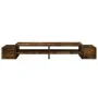 Screen support with smoked oak storage 100x27x15 cm by , Computer bases and risers - Ref: Foro24-854692, Price: 35,94 €, Disc...