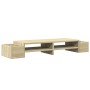 Screen support with Sonoma oak storage 100x27x15 cm by , Computer bases and risers - Ref: Foro24-854690, Price: 33,58 €, Disc...
