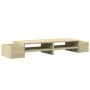 Screen support with Sonoma oak storage 100x27x15 cm by , Computer bases and risers - Ref: Foro24-854690, Price: 33,07 €, Disc...