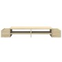 Screen support with Sonoma oak storage 100x27x15 cm by , Computer bases and risers - Ref: Foro24-854690, Price: 33,58 €, Disc...