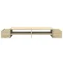 Screen support with Sonoma oak storage 100x27x15 cm by , Computer bases and risers - Ref: Foro24-854690, Price: 33,07 €, Disc...