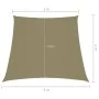 Beige oxford fabric trapezoidal sail awning 3/5x4 m by vidaXL, Umbrellas - Ref: Foro24-135188, Price: 42,31 €, Discount: %