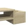 Screen support with Sonoma oak storage 100x27x15 cm by , Computer bases and risers - Ref: Foro24-854690, Price: 33,07 €, Disc...
