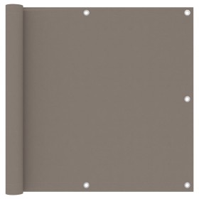 Toldo para balcón de tela oxford gris taupe 90x300 cm de vidaXL, Sombrillas - Ref: Foro24-134988, Precio: 18,50 €, Descuento: %