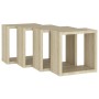 Würfel-Wandregale, 4 Stück, Sonoma-Eiche, 30x15x30 cm. von , Regale und Regale - Ref: Foro24-807008, Preis: 37,62 €, Rabatt: %