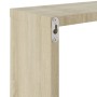 Würfel-Wandregale, 4 Stück, Sonoma-Eiche, 30x15x30 cm. von , Regale und Regale - Ref: Foro24-807008, Preis: 37,62 €, Rabatt: %