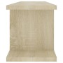 Wandregale 2 Stück Sperrholz Eiche Sonoma 75x18x20 cm von , Regale und Regale - Ref: Foro24-807190, Preis: 34,27 €, Rabatt: %
