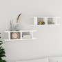 Wandregale 2 Stück Sperrholz weiß 75x18x20 cm von , Regale und Regale - Ref: Foro24-807187, Preis: 35,11 €, Rabatt: %