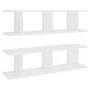 Wandregale 2 Stück Sperrholz weiß 75x18x20 cm von , Regale und Regale - Ref: Foro24-807187, Preis: 34,58 €, Rabatt: %