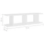 Wandregale 2 Stück Sperrholz weiß 75x18x20 cm von , Regale und Regale - Ref: Foro24-807187, Preis: 34,58 €, Rabatt: %