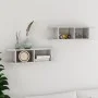 Wandregal 2 Stück Sperrholz grau Betonoptik 75x18x20 cm von , Regale und Regale - Ref: Foro24-807191, Preis: 29,02 €, Rabatt: %