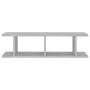 Wandregal 2 Stück Sperrholz grau Betonoptik 75x18x20 cm von , Regale und Regale - Ref: Foro24-807191, Preis: 28,18 €, Rabatt: %
