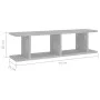 Wandregal 2 Stück Sperrholz grau Betonoptik 75x18x20 cm von , Regale und Regale - Ref: Foro24-807191, Preis: 29,02 €, Rabatt: %