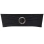 Elastic decorative bow for chairs with buckle 25 pieces Black by , Covers - Ref: Foro24-130346, Price: 23,78 €, Discount: %