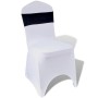 Moño decorativo elástico para sillas con hebilla 25 pzas Negro de , Fundas - Ref: Foro24-130346, Precio: 26,41 €, Descuento: %